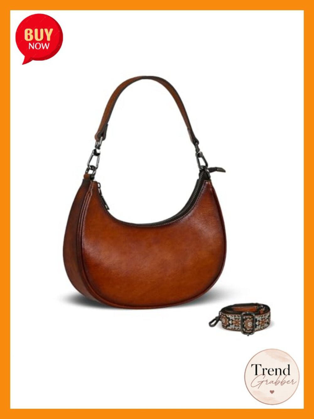 Genuine Leather Crossbody Shoulder Bag Small Purse